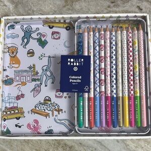 Roller Rabbit Kids Colored Pencil Set - Multicolor